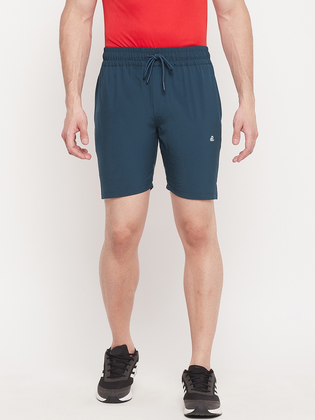 

Duke Men Blue Slim Fit Sports Shorts