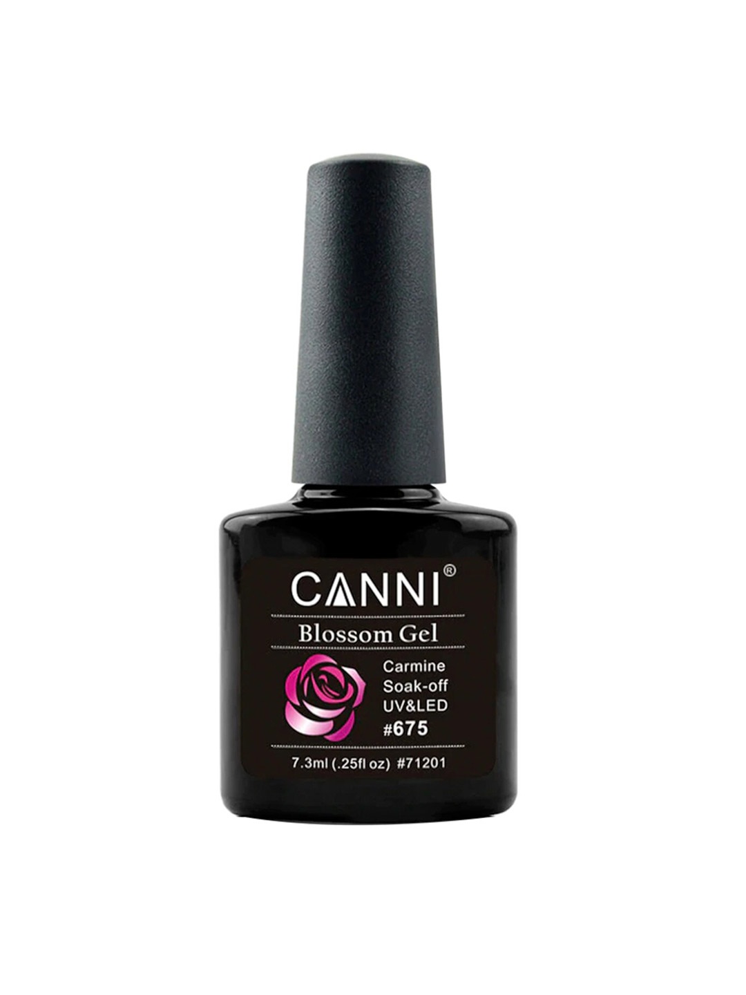 

CANNI Blossom Gel Soak Off UV & LED Nail Polish - Carmine 675, Pink