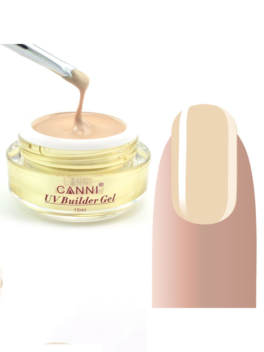 

CANNI UV Builder Poly Nail Extension Gel 15ml - Shade BG-307, Yellow