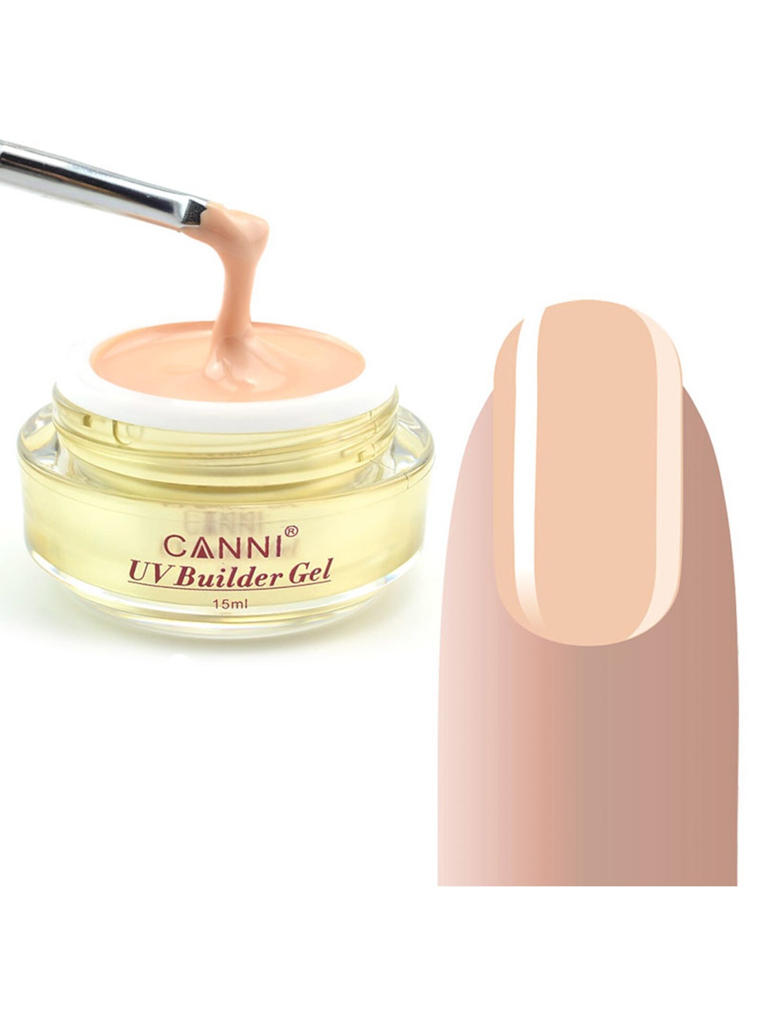 

CANNI UV Builder Poly Nail Extension Gel 15ml - Shade BG-310, Nude