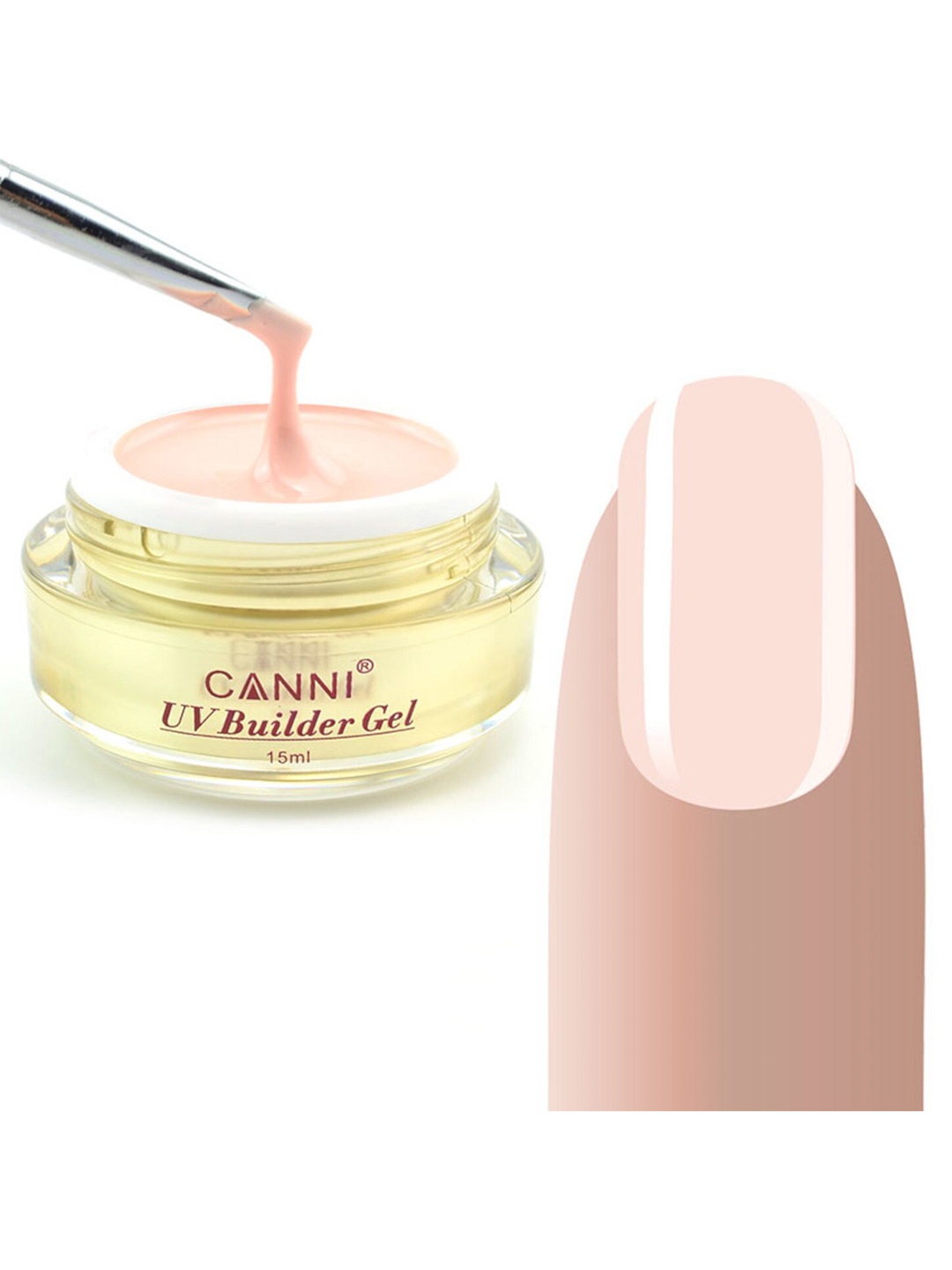 

CANNI UV Builder Poly Nail Extension Gel 15ml - Shade BG-309, Nude