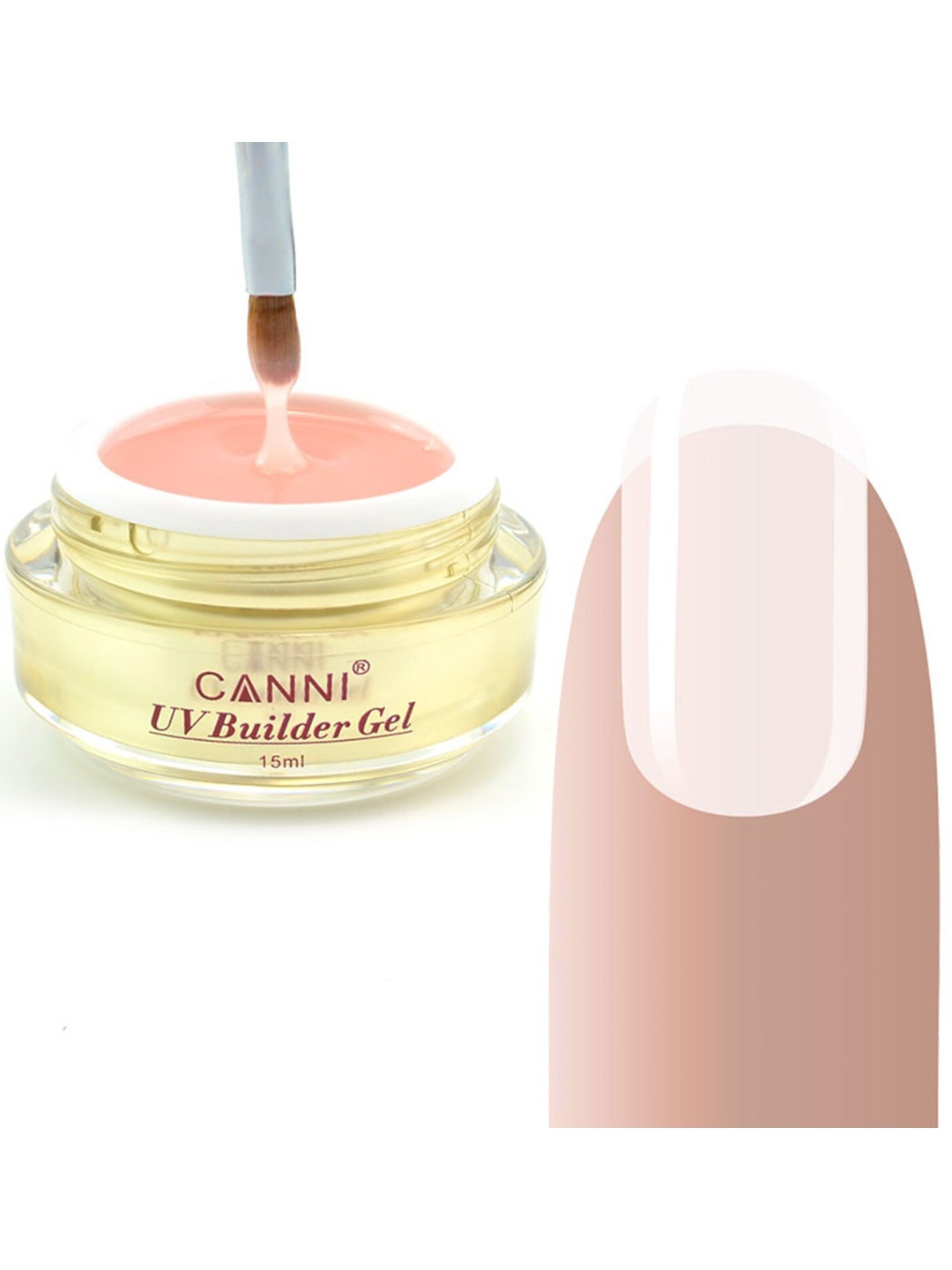 

CANNI UV Builder Gel Camouflage Nail Polish 15ml, Multi