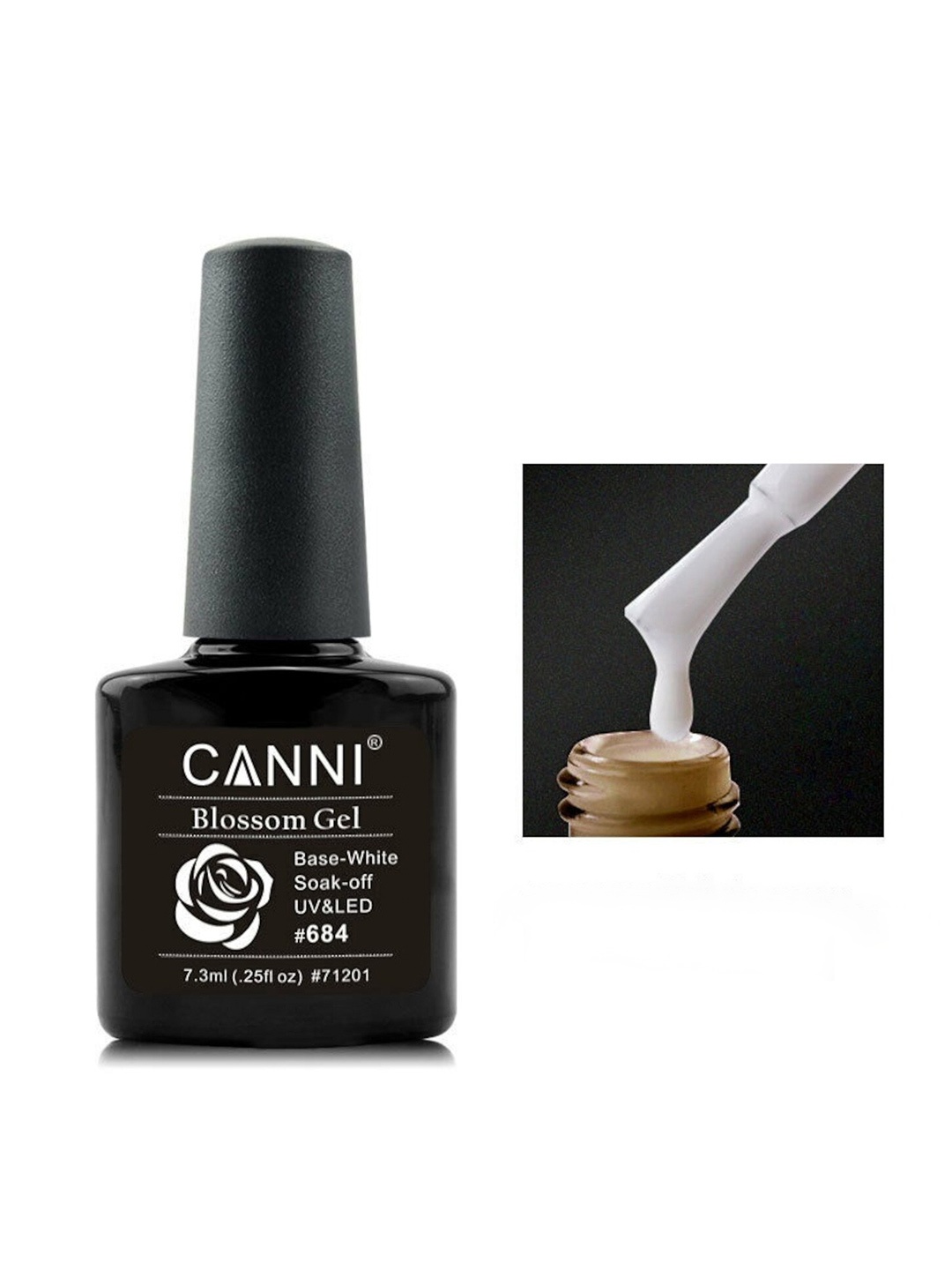 

CANNI LED UV Gel Nail Polish - CANNI-684 7.3 ml, Black