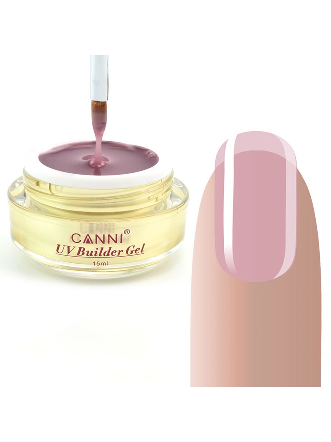 

CANNI UV Builder Gel Cover Nails Extension Polygel 15 ml - BG-321, Multi