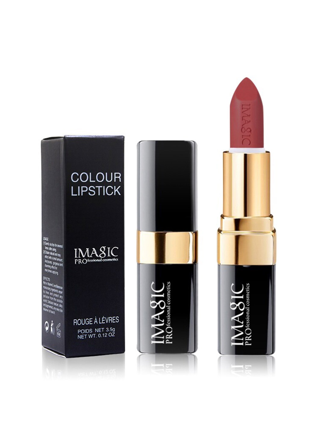 

IMAGIC Professional Rouge A Levres Matte Colour Lipstick 3.5 g - Shade LP205-10, Purple
