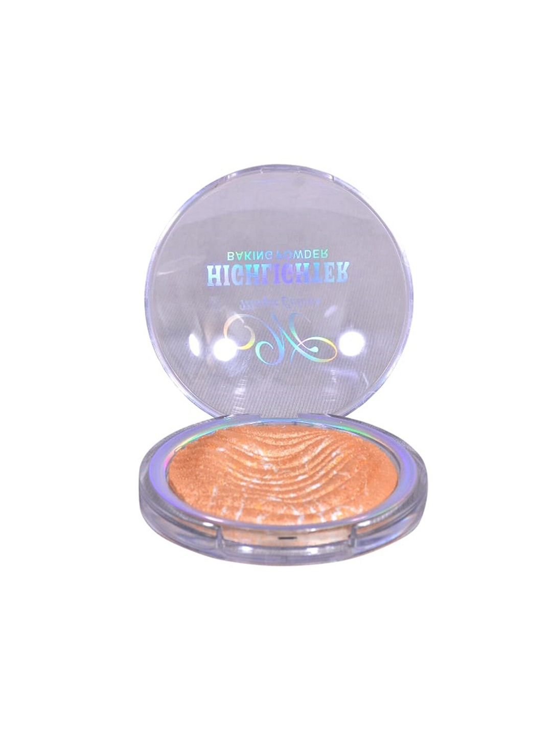 

Magic Colour Makeup Shimmer Finish Long Lasting Baked Highlighter - Gold, Peach