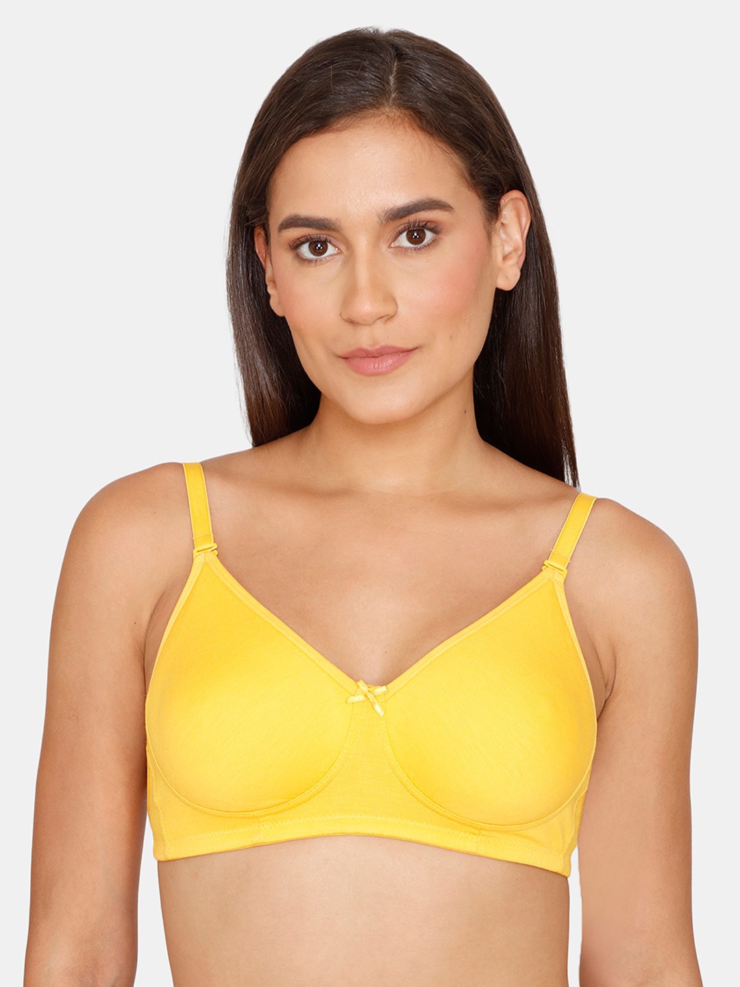 

Zivame Yellow Non-Wired Non Padded Bra