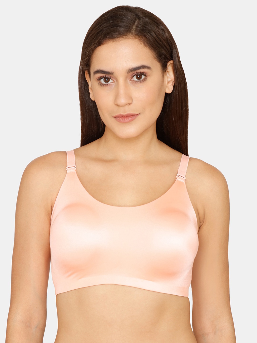 

Zivame Women Pink Non-Wired Full Coverage Everyday Bra
