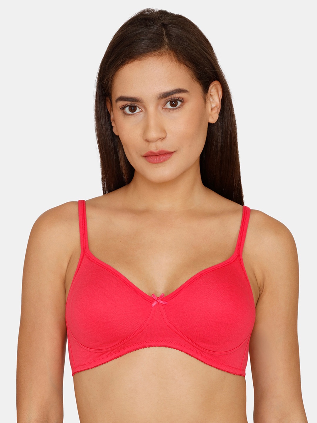 

Zivame Women Red Solid T-Shirt Bra