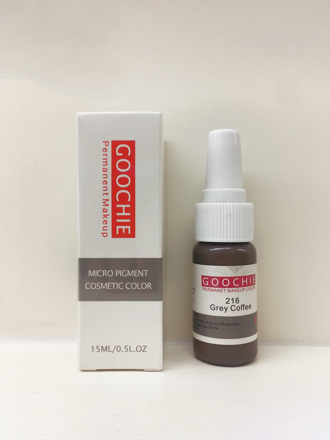 

GOOCHIE Permanent Micro-Pigment Eyebrow Enhancer 15 ml - Grey Coffee 216, Coffee brown