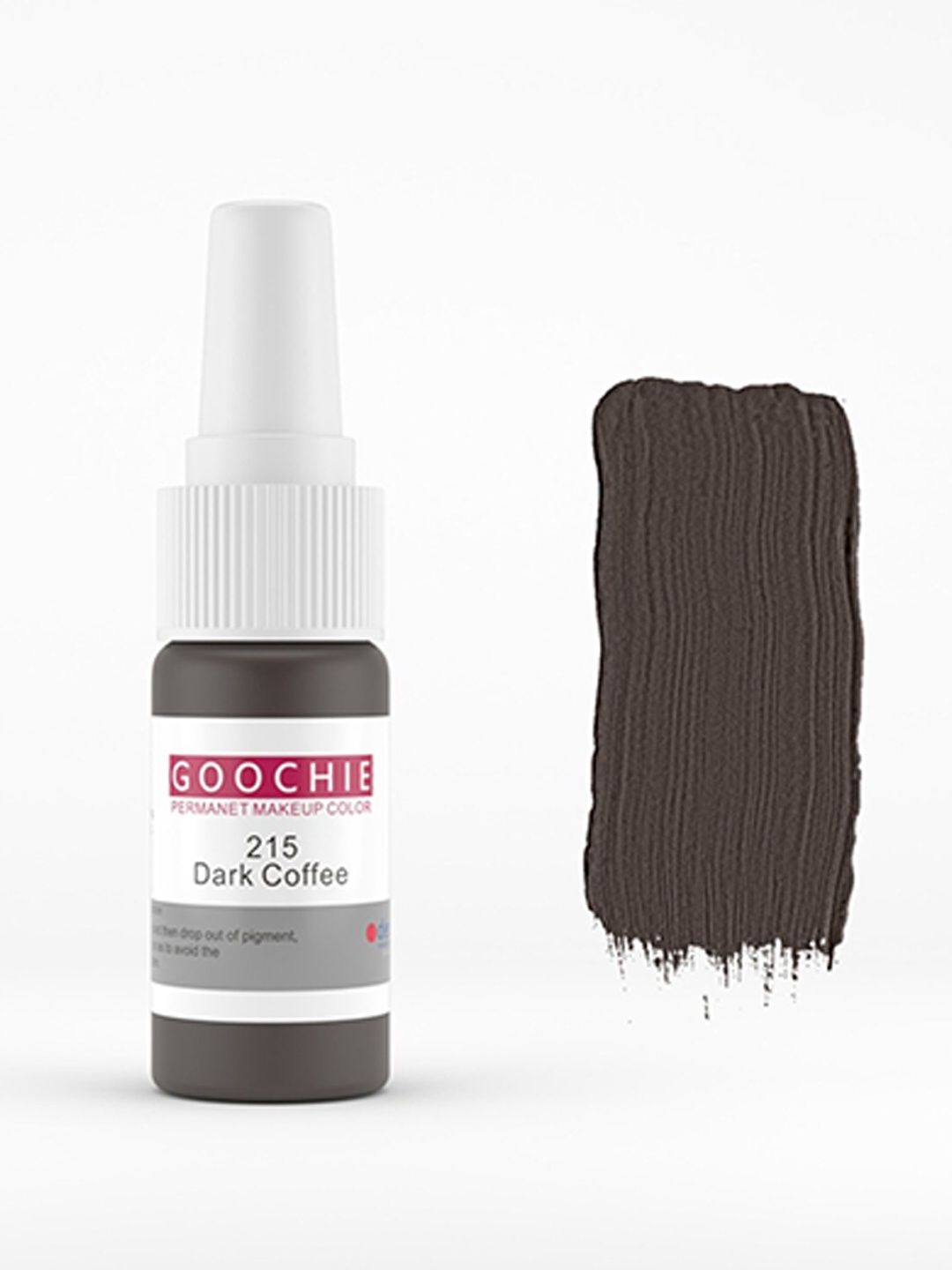 

GOOCHIE Permanent Makeup Micro-Pigment For Eyebrows 15ml - Dark Coffee 215, Coffee brown