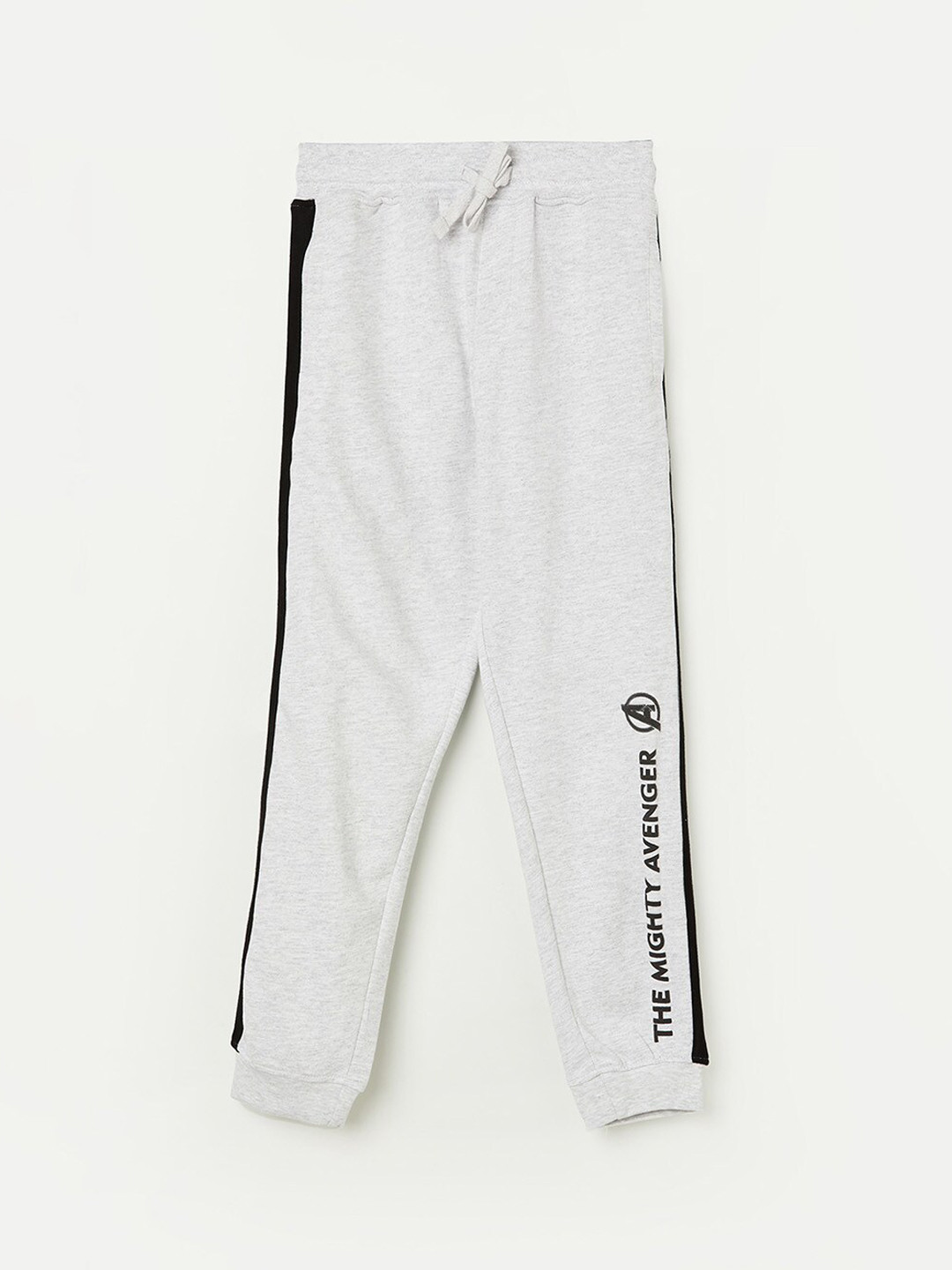 

Fame Forever by Lifestyle Boys Avengers Print Detail Cotton Joggers, Grey