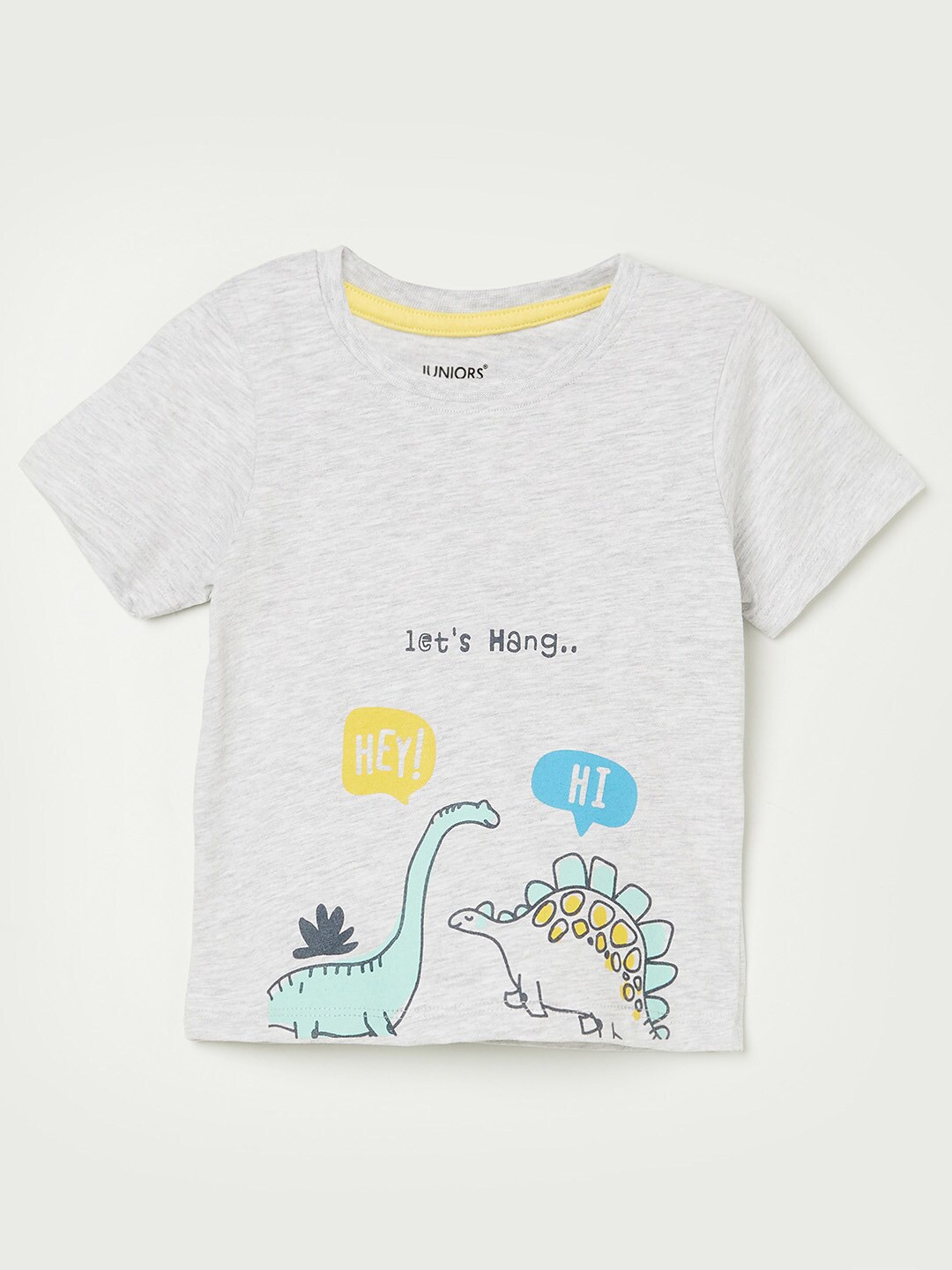 

Juniors by Lifestyle Boys Grey Printed T-shirt