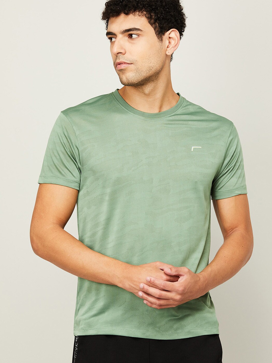 

Fame Forever by Lifestyle Men Green Polyester T-shirt