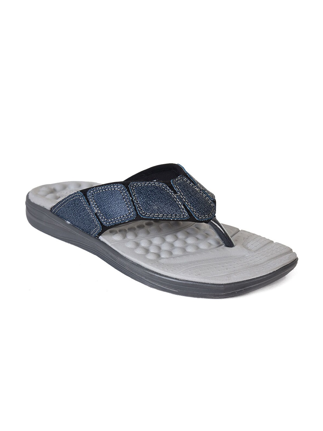 

Ajanta Men Blue & White Ethnic Comfort Sandals