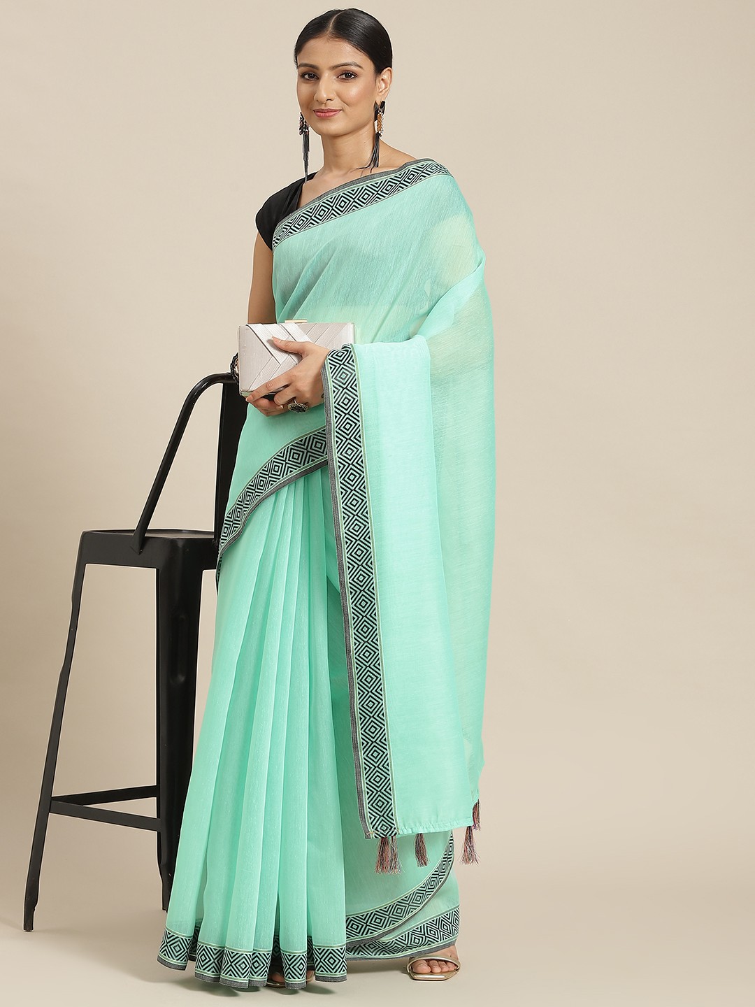 

Havida Sarees Blue Pure Cotton Saree