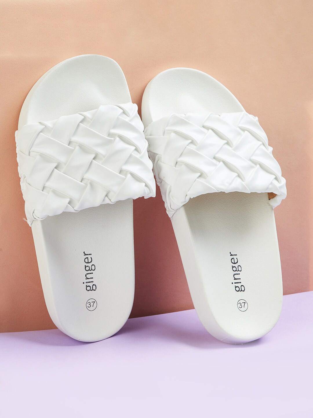 

Ginger by Lifestyle Women White Slip-On