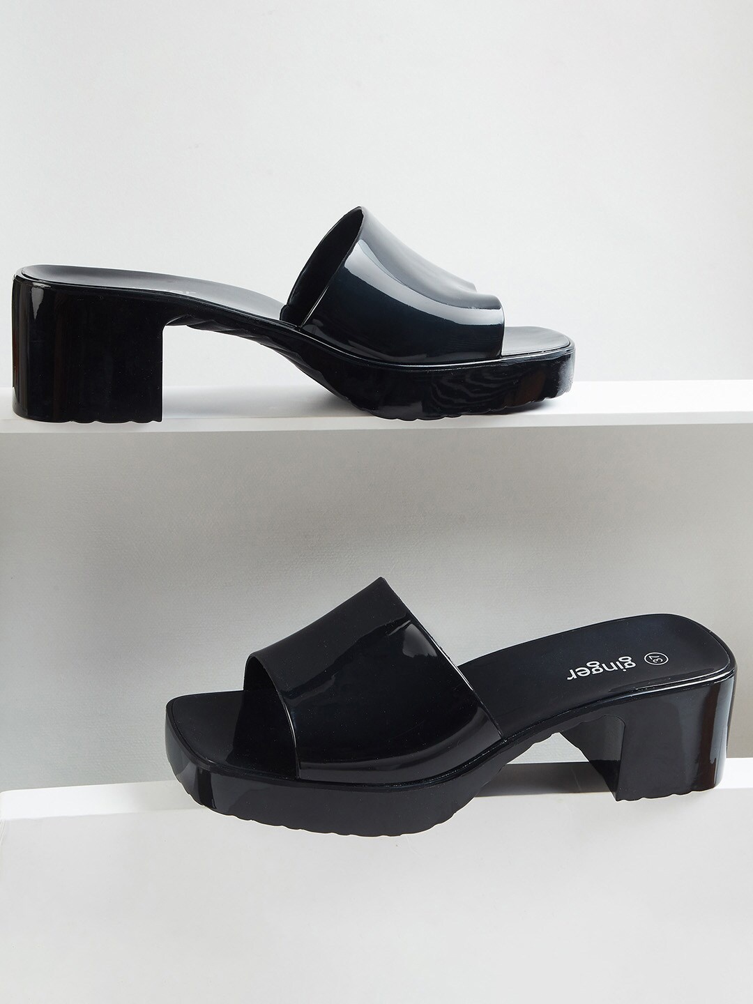 

Ginger by Lifestyle Women Black Thong Flip-Flops
