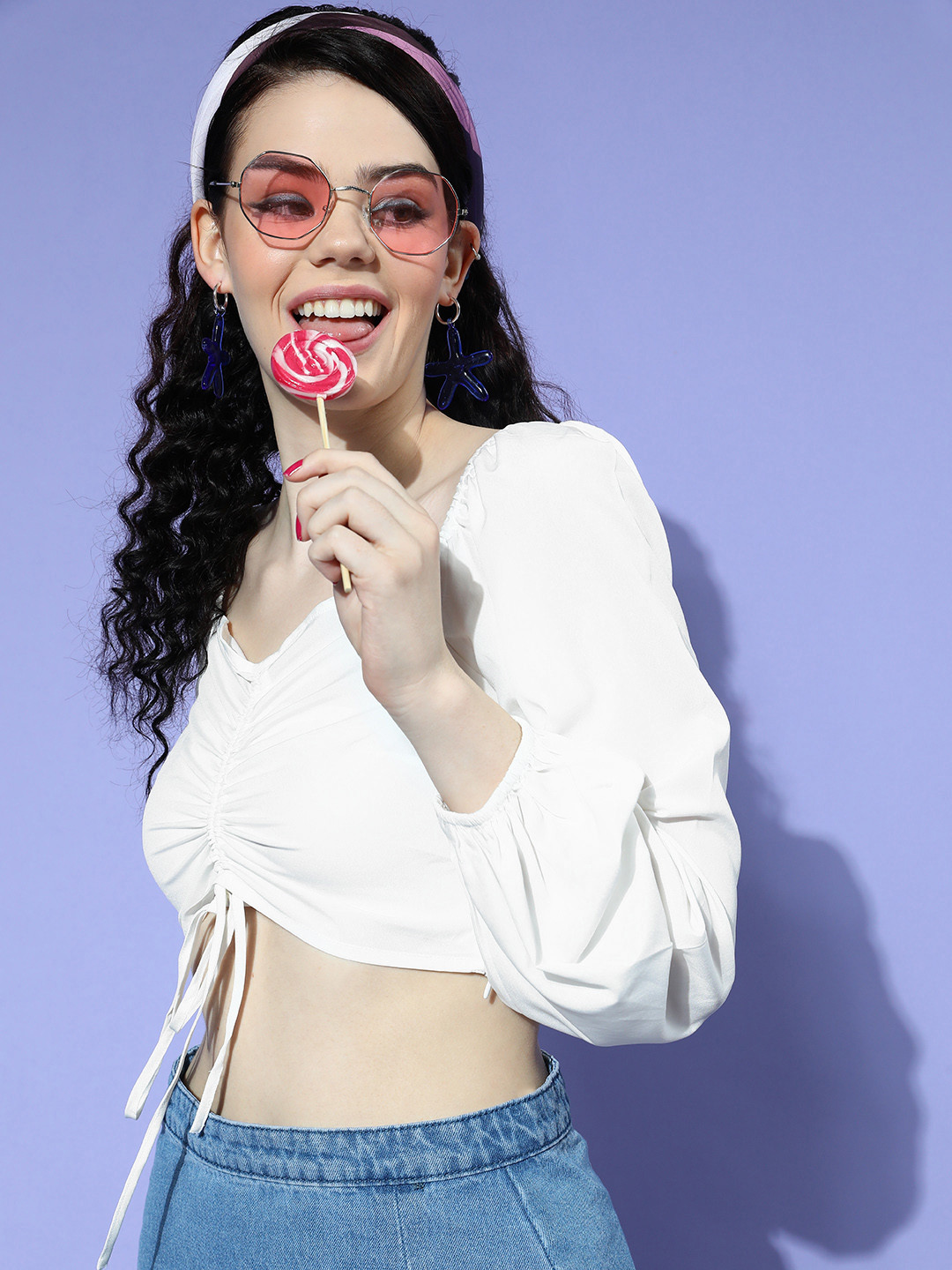 

Berrylush White Solid Vacay Attire
