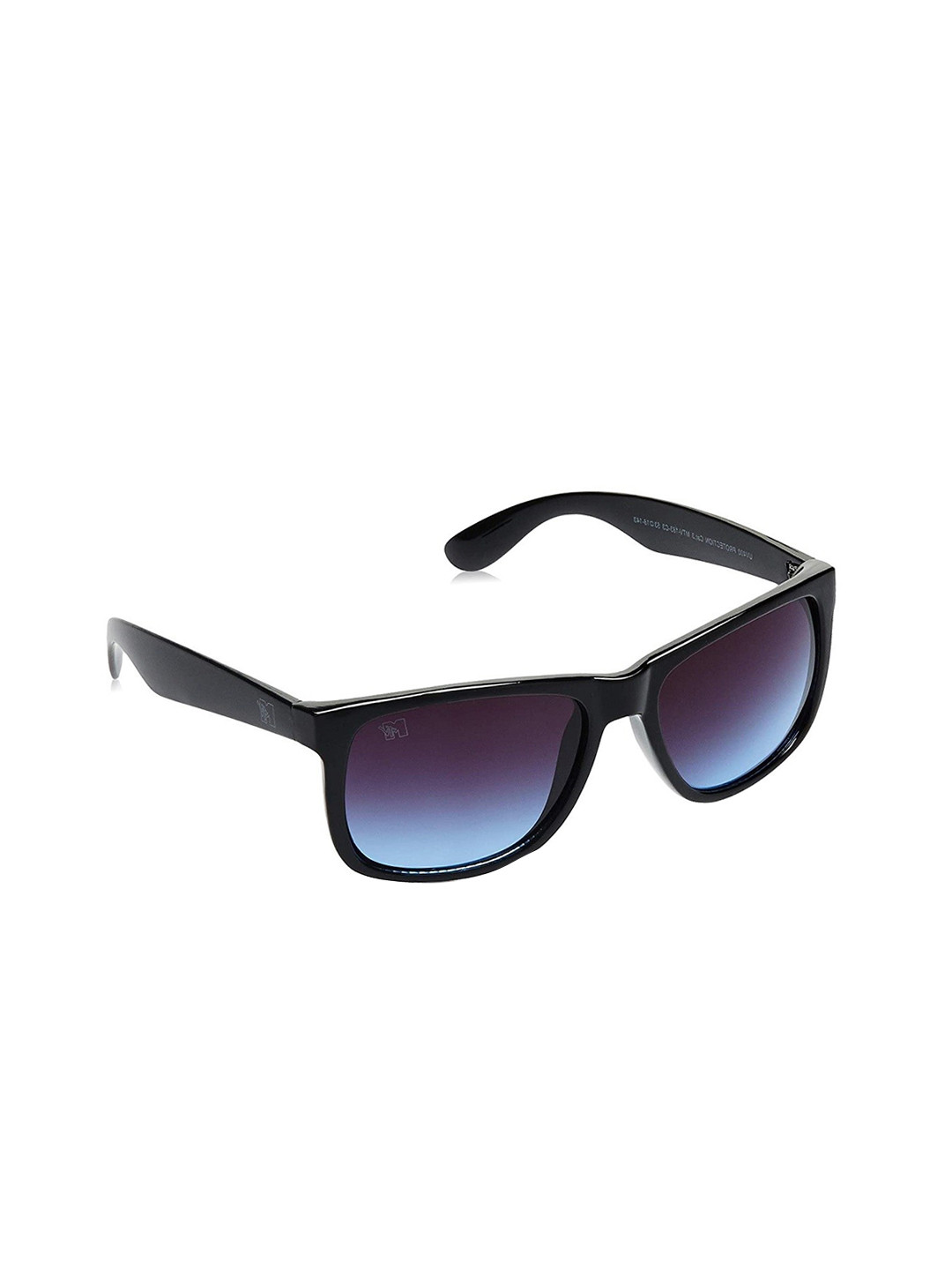 

MTV Unisex Blue Lens & Black Square Sunglasses with UV Protected Lens- MTV-183-C3-