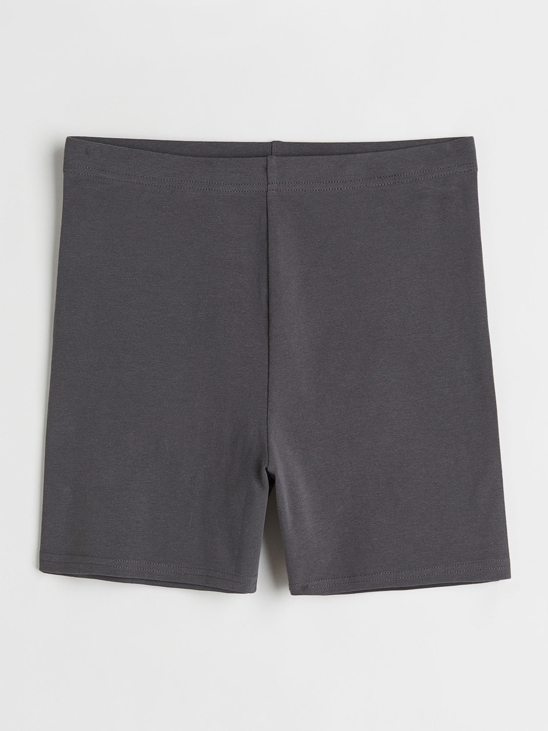 

H&M Women Grey Cotton Jersey Cycling Shorts