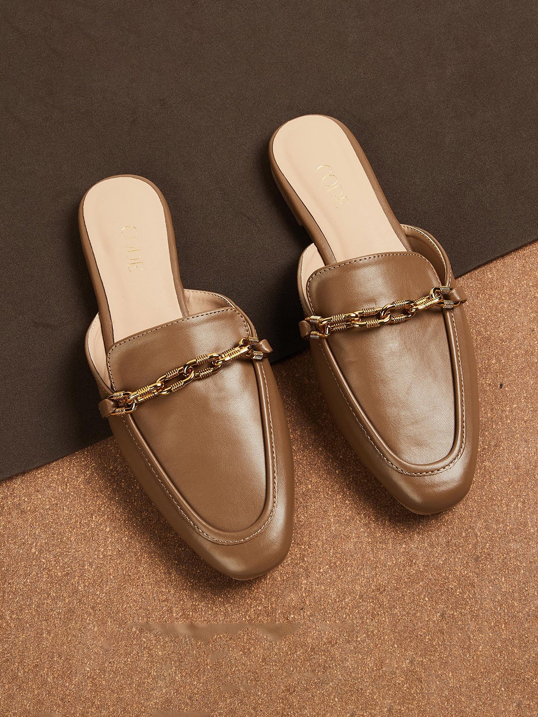 

CODE by Lifestyle Women Brown Mules Flats