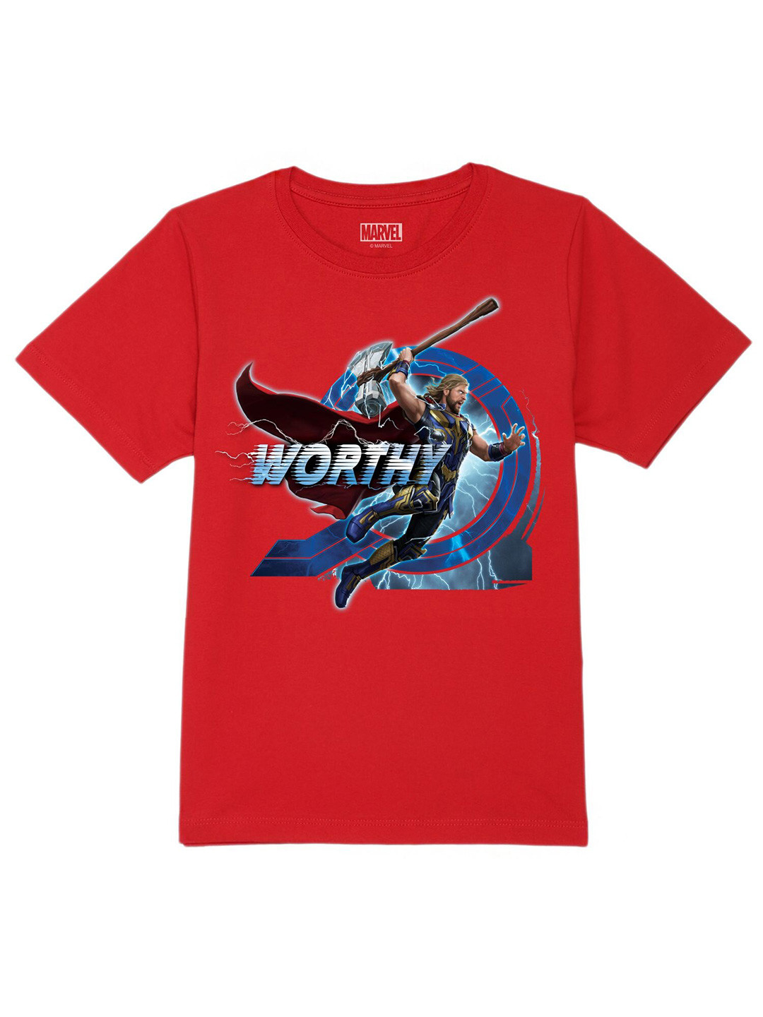 

Marvel by Wear Your Mind Boys Red Printed T-shirt