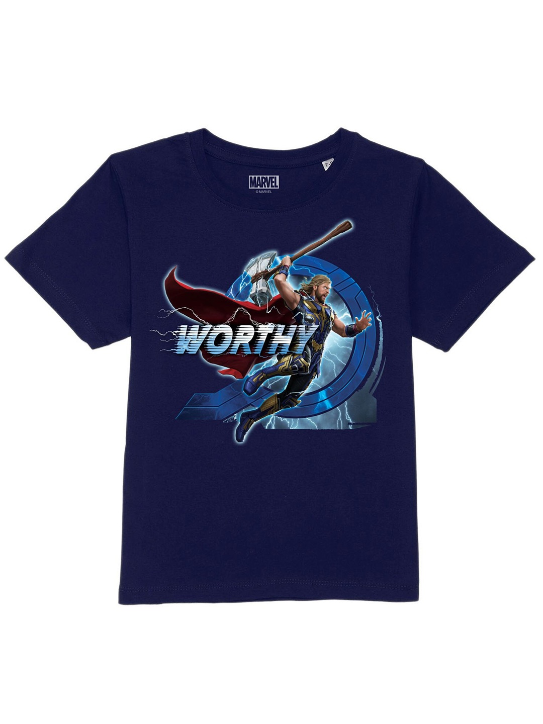 

Marvel by Wear Your Mind Boys Navy Blue Printed T-shirt