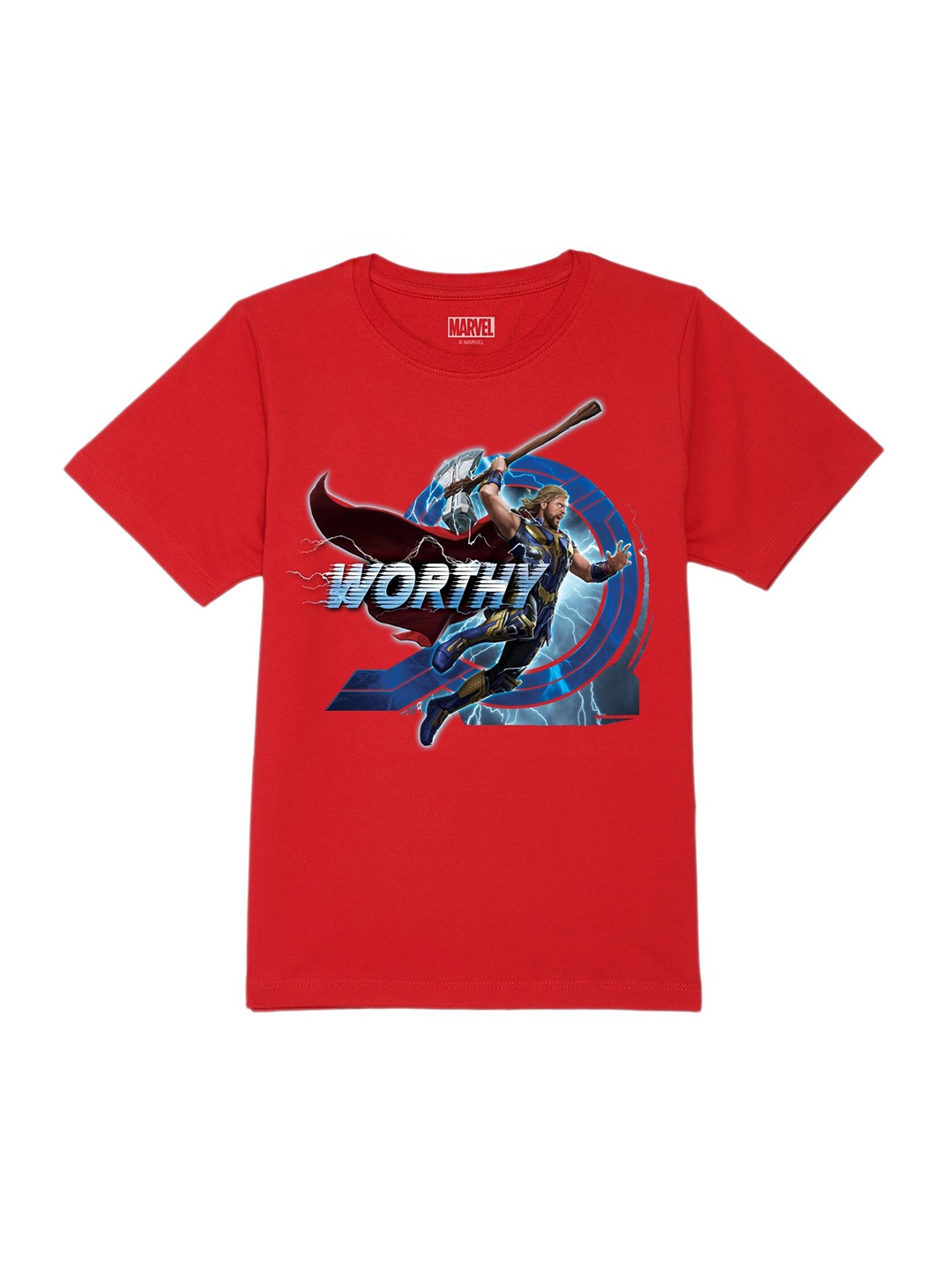 

Marvel by Wear Your Mind Boys Red Printed T-shirt
