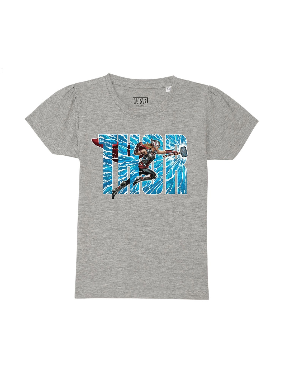 

Marvel by Wear Your Mind Girls Grey graphic print T-shirt