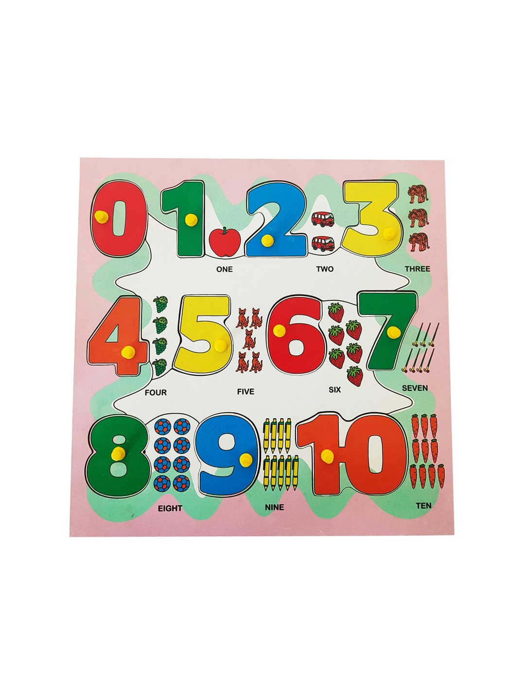 

Wembley Toys Kids Red & Yellow Puzzle Board