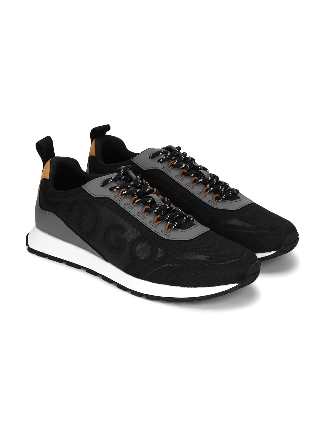 

HUGO Men Black Printed Sneakers