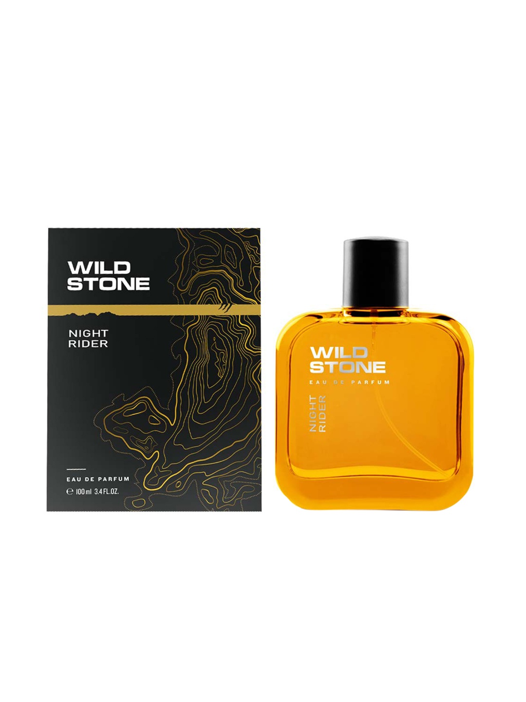 

Wild stone Men Night Rider Long Lasting Eau de Parfum - 100 ml, Yellow