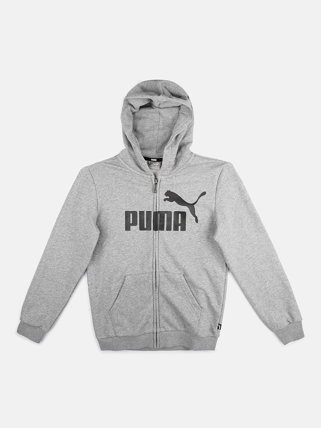 

Puma Boys Grey Essential Big Logo Full-Zip Youth Hoodie