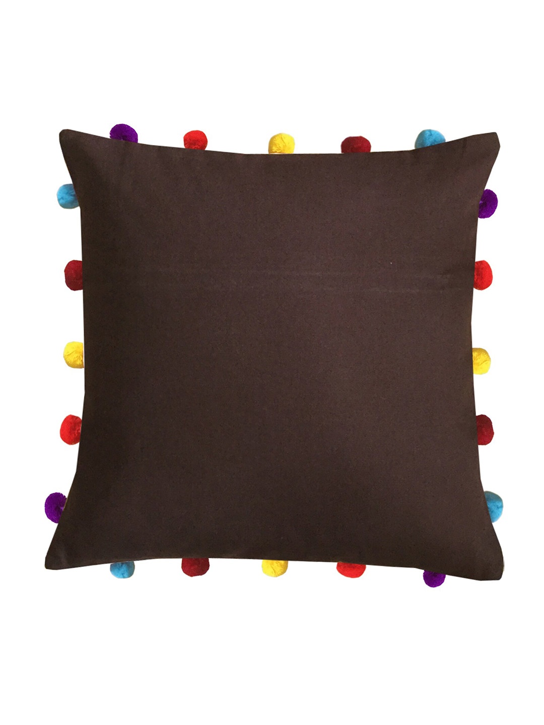 

Lushomes Brown & Yellow Square Cushion Covers