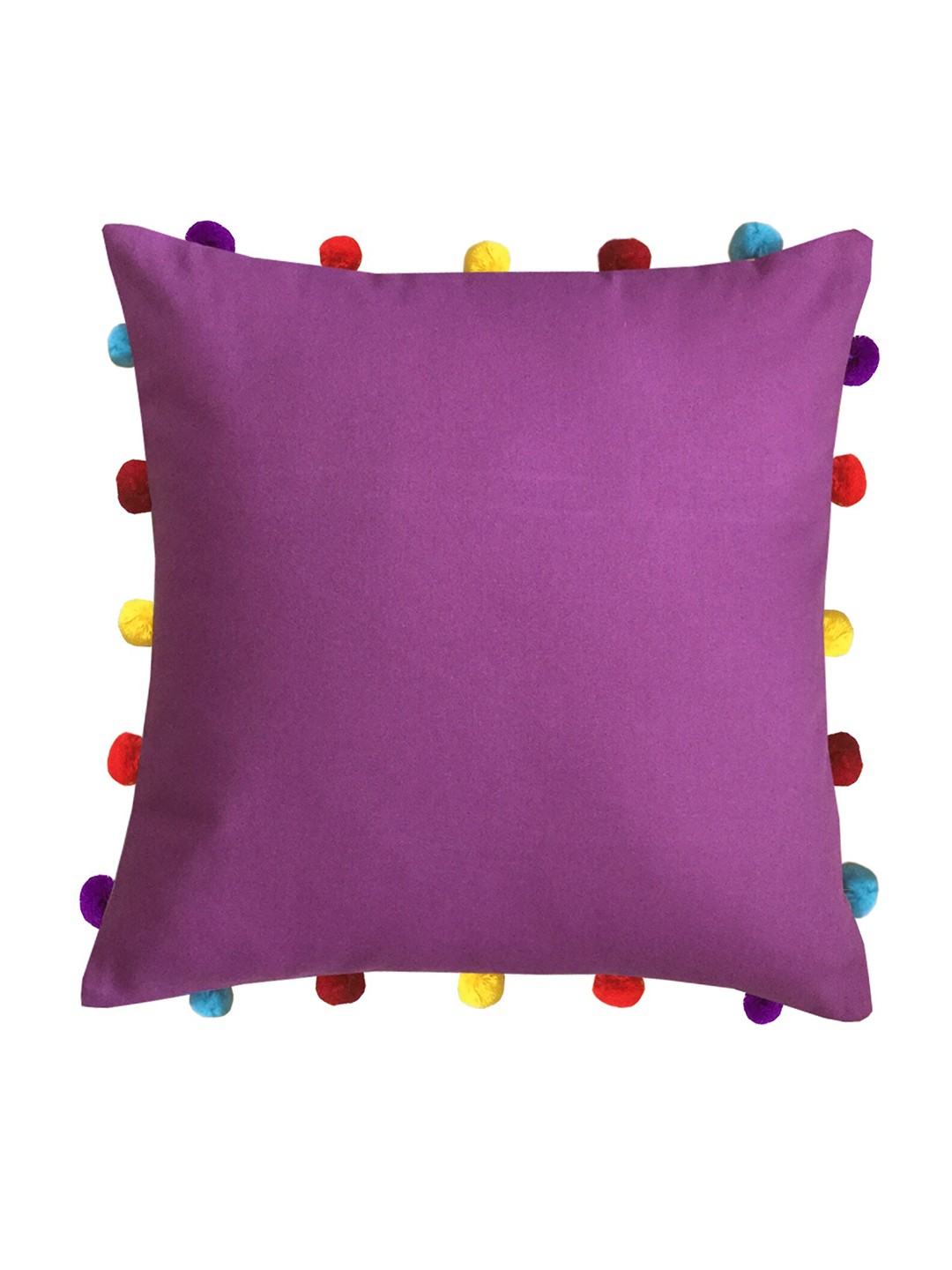 

Lushomes Purple & Yellow Square Cushion Covers