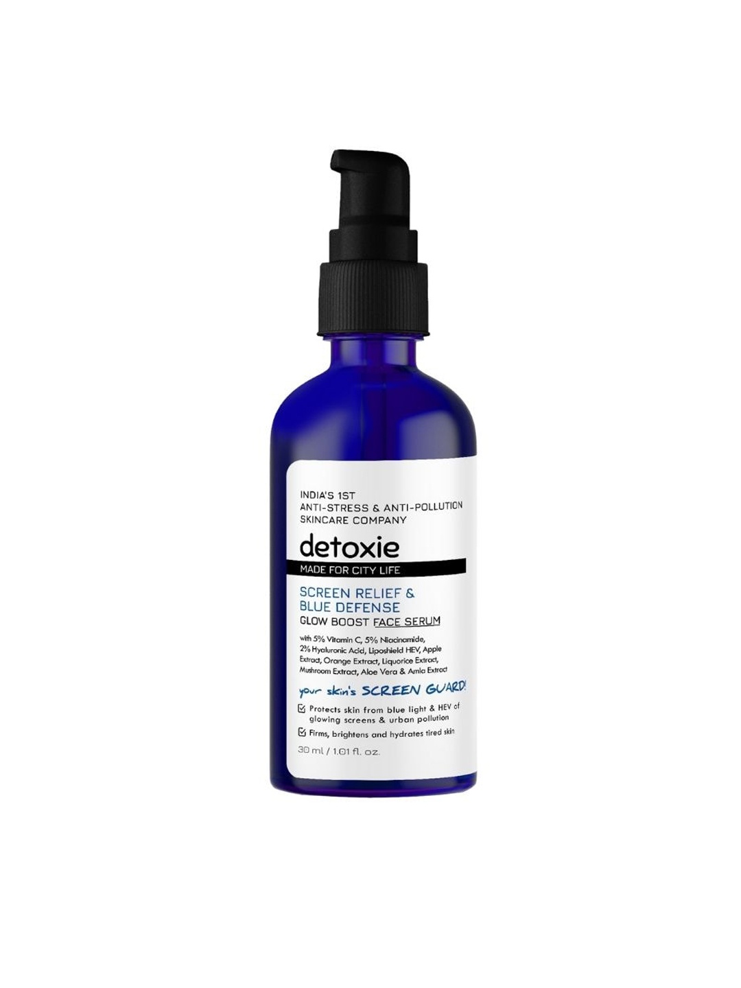 

Detoxie Screen Relief & Blue Defense Face Serum 30 ml, Yellow