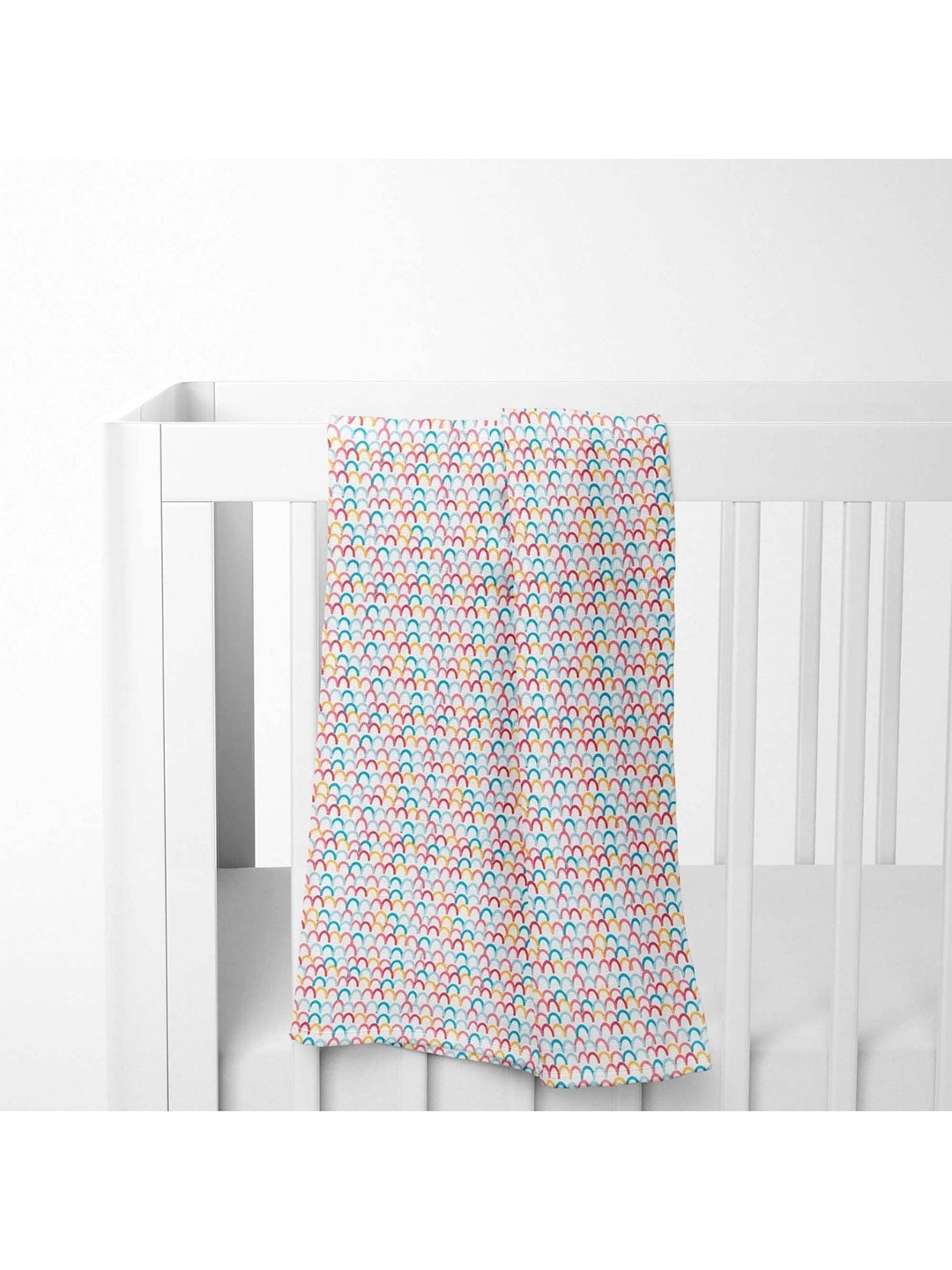 

haus & kinder Infant Kids Set Of 3 Muslin Swaddle Wrap, Multi