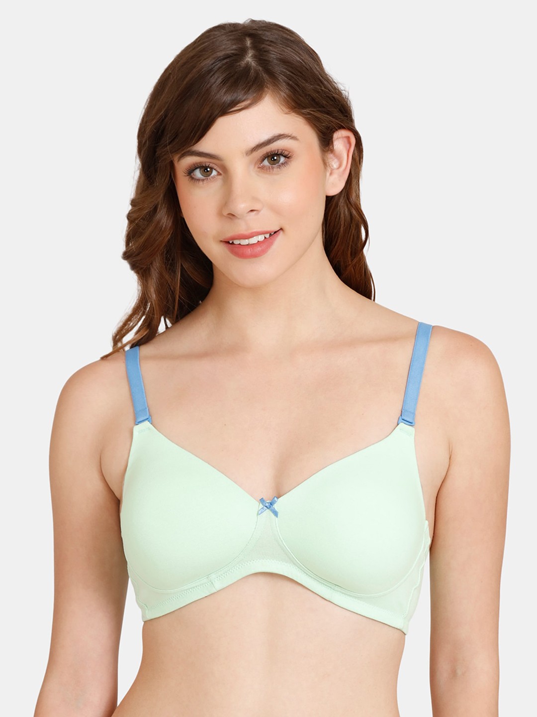

Rosaline by Zivame Women Green Lightly Padded T-Shirt Bra