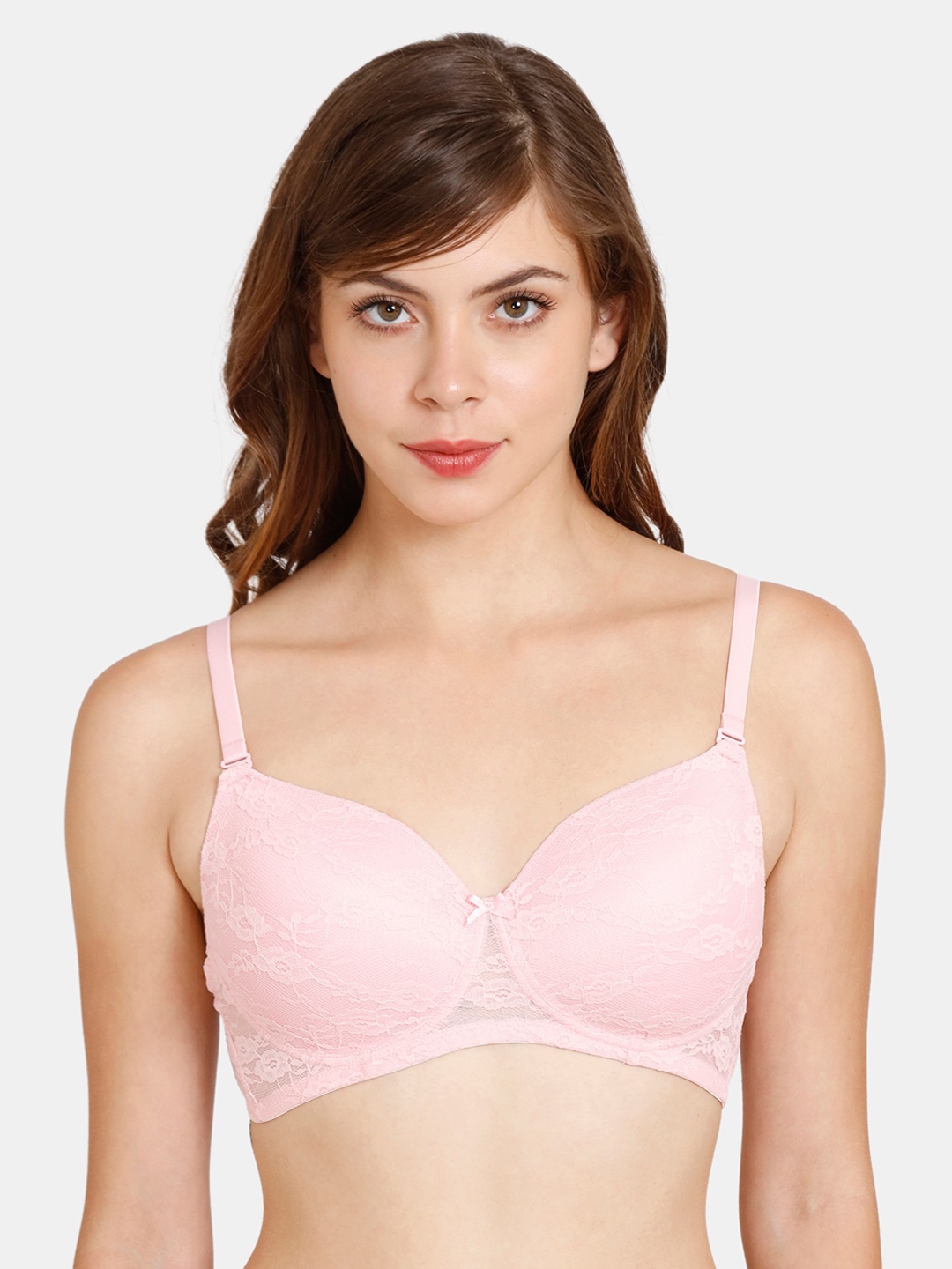 

Rosaline by Zivame Pink Lightly Padded Bra