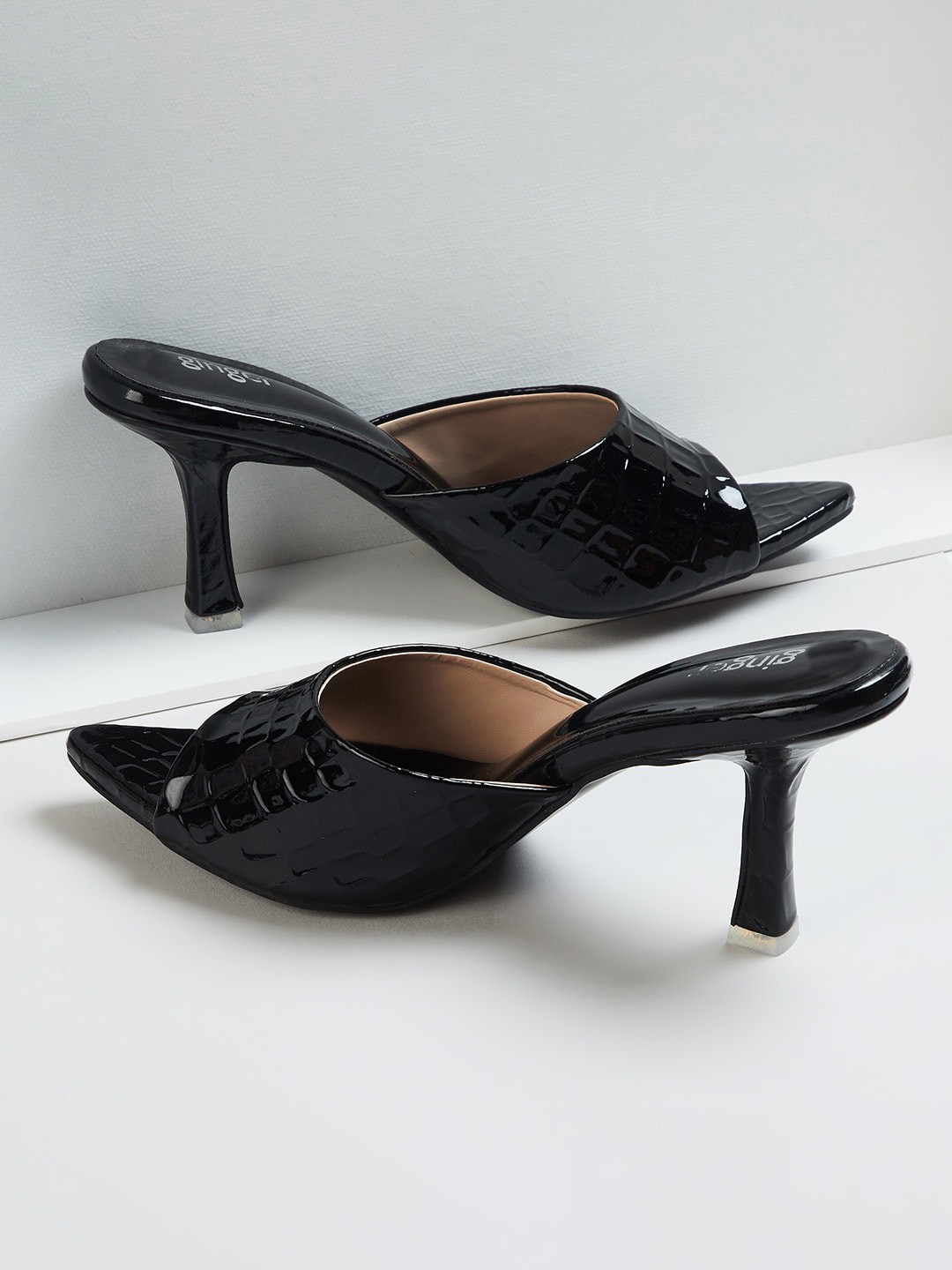 

Ginger by Lifestyle Black Sandals