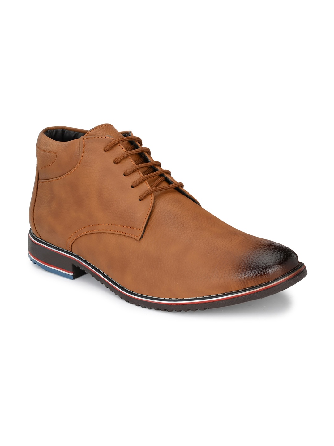 

Azzaro Black Men Tan Boots