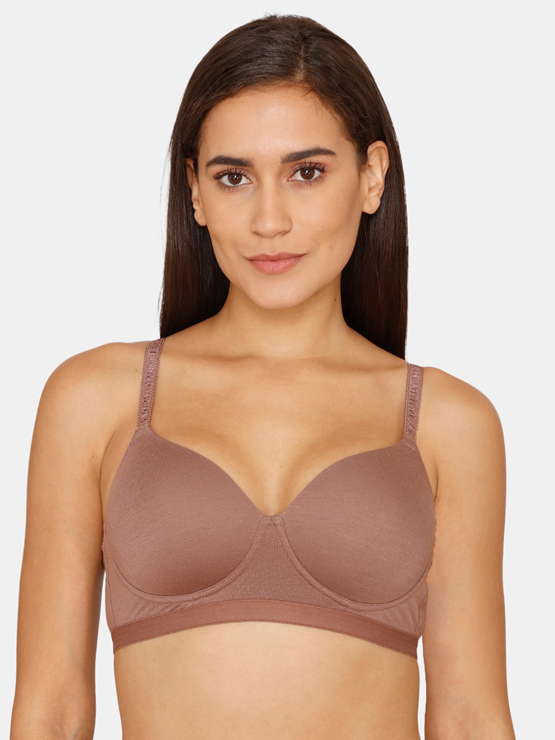 

Zivame Brown Lightly Padded Bra