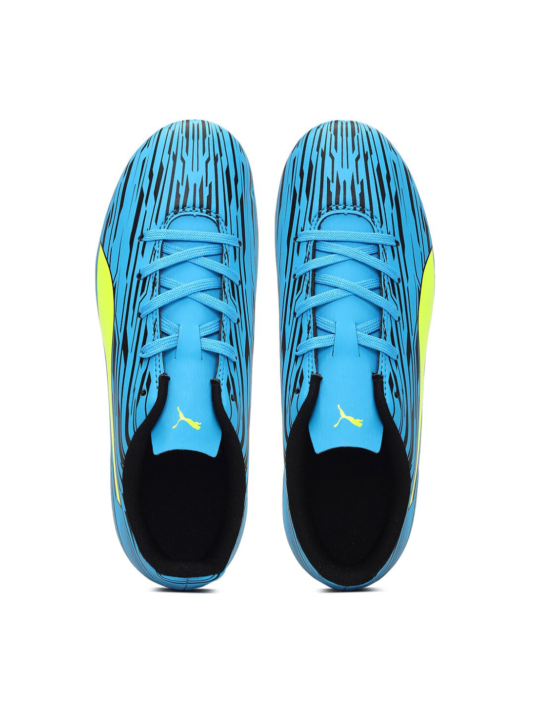 

Puma Unisex Kids Blue Rapido III Youth Football Shoes