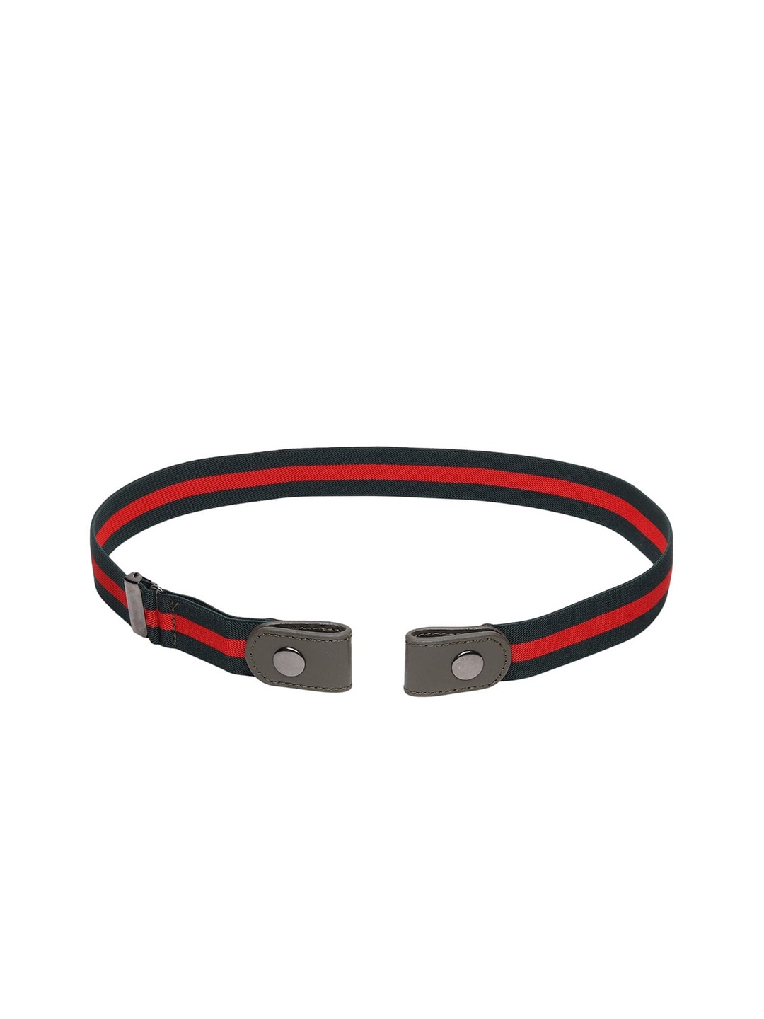 

Kastner Women Striped Stretchable Canvas Belt, Red