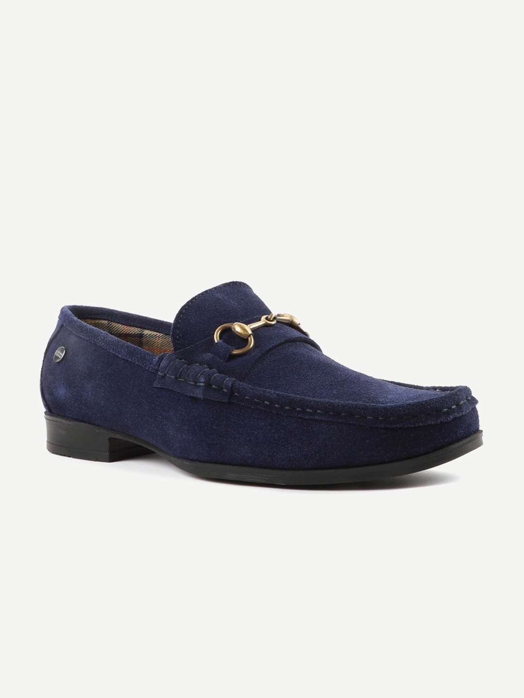 

Carlton London Men Navy Blue Square Toe Loafers