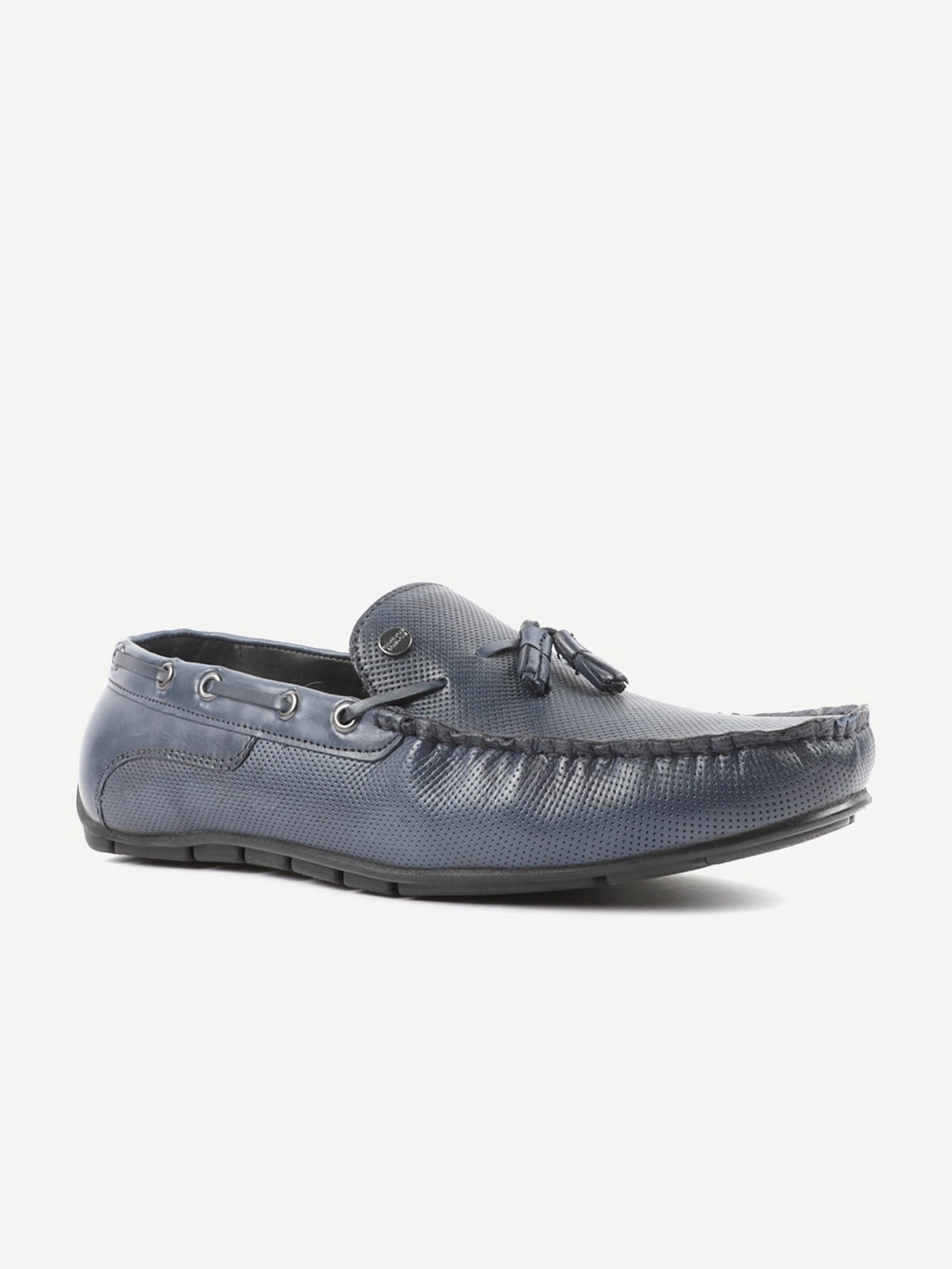 

Carlton London Men Navy Blue Solid Loafers