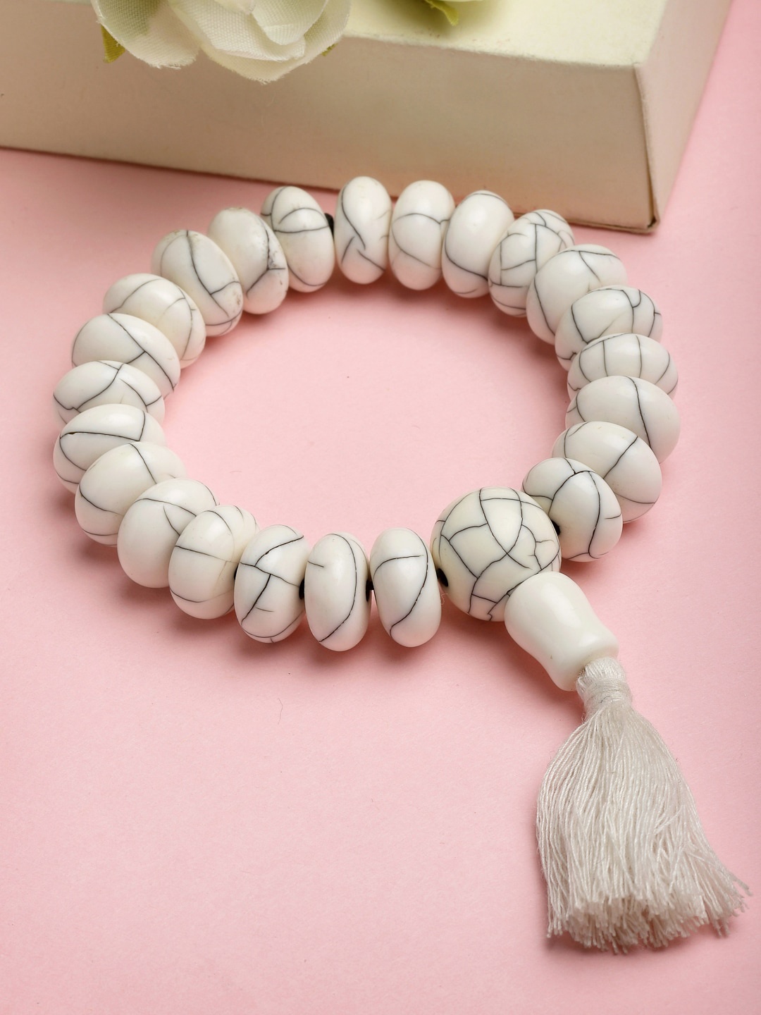 

VOGUE PANASH Women Off White & Green Bracelet