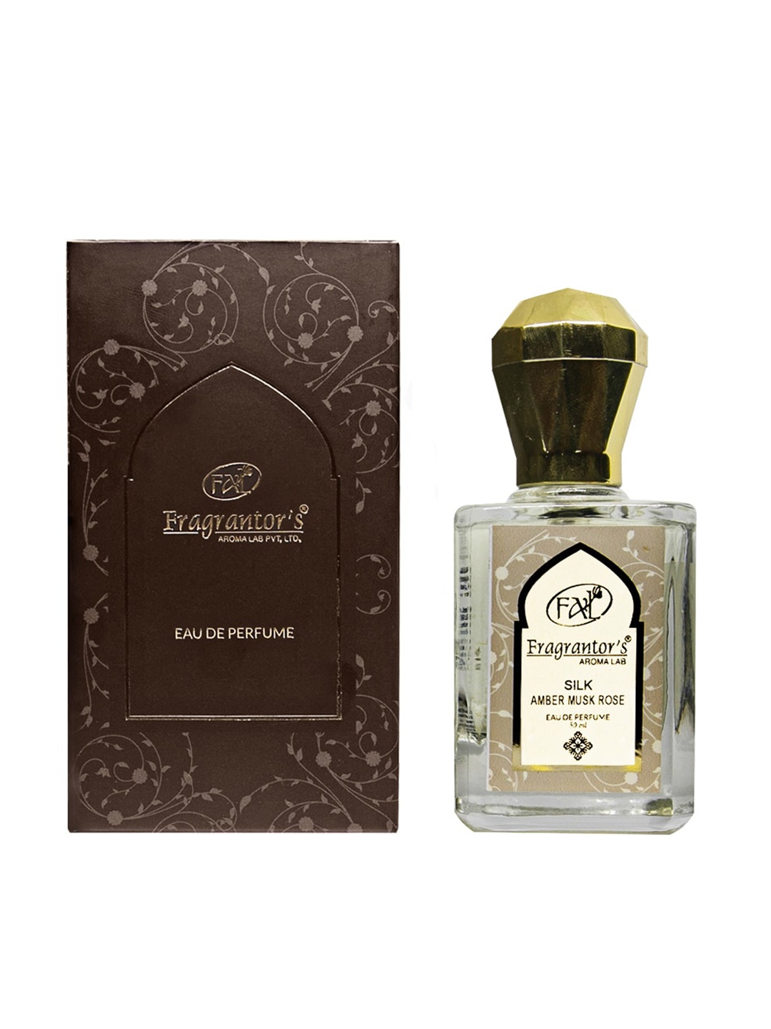 

Fragrantors Transparent Silk Amber Musk Rose Eau De Perfume Spray 50 ml