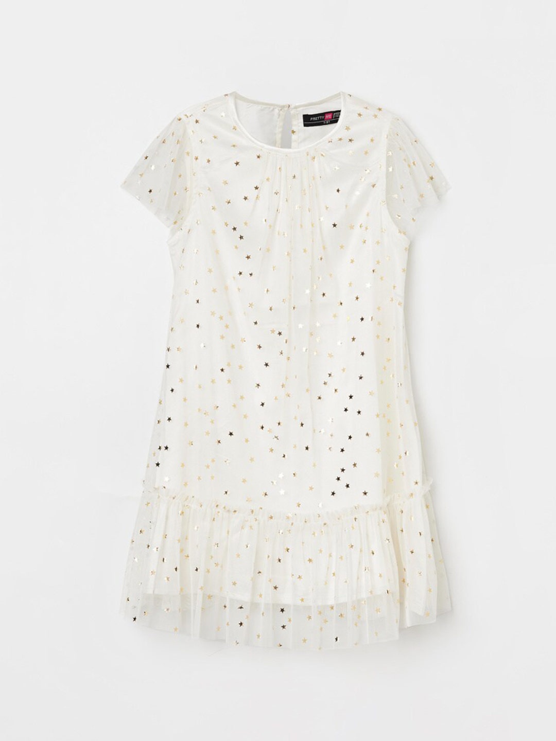 

Fame Forever by Lifestyle Pink Embellished Drop-Waist Dress